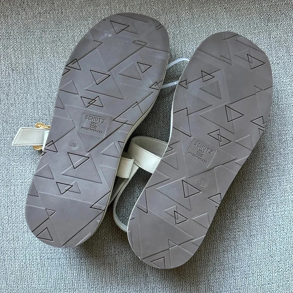 NWOT SCHUTZ Wavy Flatform Sandals - size 7.5 - Picture 8 of 8